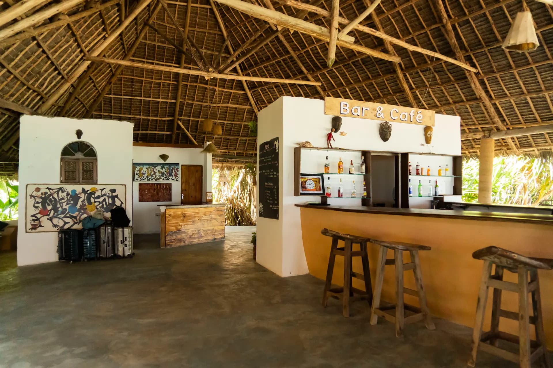 Restaurant dining area at Veridiana Hotel Zanzibar